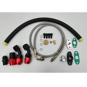 Kit de Tuberías de Entrada de Turbo Haofa, Línea de Retorno de Aceite Universal, Tubería de Alimentación para Actualización de Turbocompresor - Product Image 1