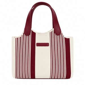 Women's Candy Pattern Waterproof Canvas <b>Tote</b> <b>Bag</b> with <b>Zipper</b> Closure Two Handles up to 1L Capacity - Product Image 2