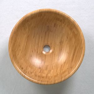 Bamboo Easy Home Pure Bamboo Material Original Eco-friendly Retro Creative Popular Homestay Hotel Washbasin Tabletop <b>Basin</b> - Product Image 4