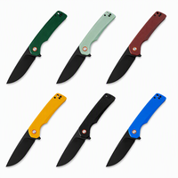 Couteau de poche pliant multifonctionnel de 8,1 pouces avec lame en acier D2 à pointe tombante et manche en G10, qualité industrielle, pour la chasse et la survie