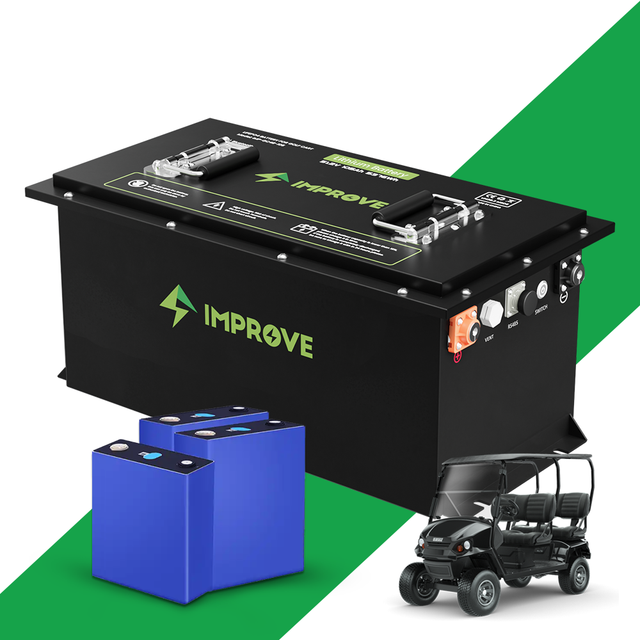 Lithium Ion Battery for Golf Cart Car 36V 48V 72V 100Ah 105Ah 120Ah 150Ah 200Ah Lead Acid Replacement LiFePO4 Battery