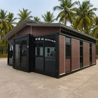 Maison conteneur préfabriquée pliable et extensible pour appartement, hôtel, villa