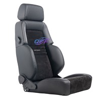 Sièges de course en cuir PU noir de haute qualité, réglables, style sport, pour simulateur, pour voitures Toyota, BMW, Honda