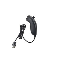 Ventes directes d'usine contrôleur de jeu Wii poignée incurvée neutre télécommande accessoires de jeu main gauche avec goutte