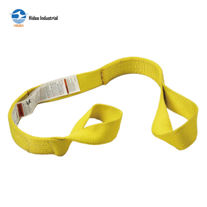 <span class=keywords><strong>Eslinga</strong></span> de elevación de poliéster cónica tipo <span class=keywords><strong>4</strong></span> estándar de EE. UU. con ojos trenzados y doblados para aparejos aéreos y elevación industrial - Product Image 1