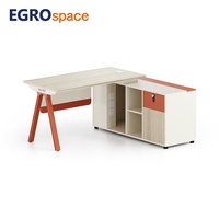 EGROspace - Mobilier de style moderne et élégant - Table de direction personnalisée - Bureau élégant en bois pour PDG - Bureau de direction