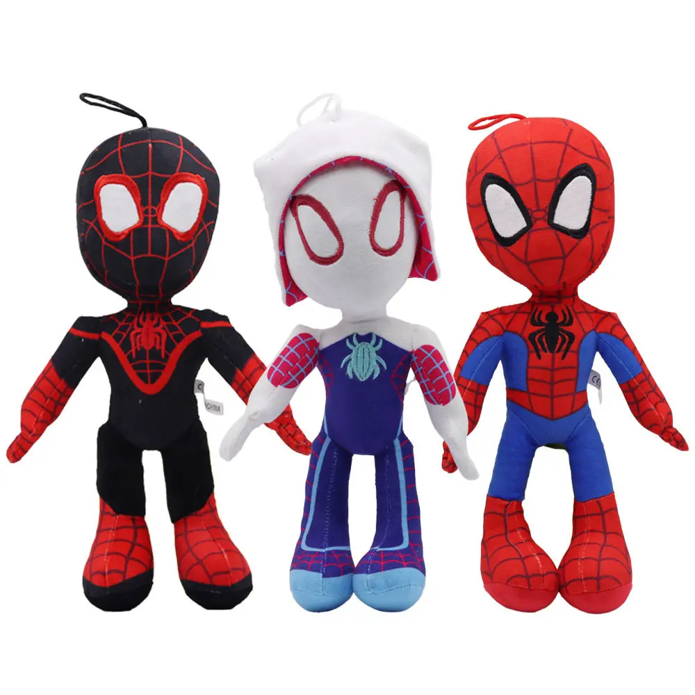 Groothandel Spider Man Parallel Kosmische Film Stripfiguur Super Held Pluche Pop Spiderman Knuffels Voor Kinderen Jongen