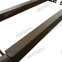 Marchepieds latéraux noirs tout-terrain pour Suzuki Jimny, barres latérales, glissières de protection pour Suzuki Jimny, accessoires JB64 JB74 2018