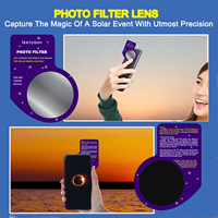 Boyarn Paper Soluna Solar Eclipse Verres Certifiés CE et ISO Nuances sûres pour la visualisation directe du soleil