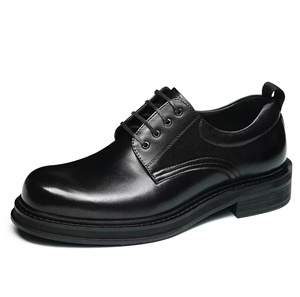 Chaussures habillées pour hommes en cuir véritable imperméables, légères, style intemporel, à enfiler, bout fermé - Product Image 5