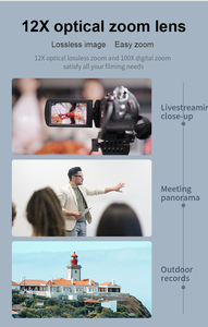 Caméra vidéo professionnelle 4K en direct Caméscope ORDRO à zoom optique 4K UHD 12X - Product Image 4