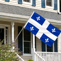 Drapeau du Québec (Canada) 90x150cm, directement de l'usine, bannière promotionnelle suspendue, résistant à la décoloration, drapeau extérieur en polyester