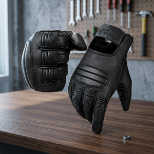 Guantes de Motocicleta Claw de Cuero Genuino, Largos hasta la Muñeca, Transpirables, con Pantalla Táctil, Forro de Felpa Ecológico, Estilo Deportivo para Ciclismo y Viajes - Product Image 3