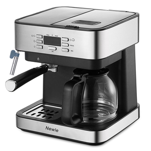 เครื่องชงกาแฟ Newle Espresso + Drip Coffee แบบแคปซูล สแตนเลสสตีล 2 in 1 มัลติฟังก์ชั่น 15 บาร์ <span class=keywords><strong>ป</strong></span>ิ<span class=keywords><strong>ด</strong></span>อัตโนมัติ รักษาความร้อน - Product Image 3