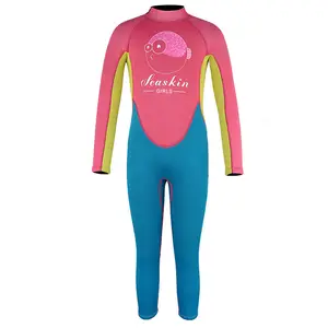 Seaskin Kids Neopren anzug 2,5mm Neopren Badeanzug Wärme Langarm Tauch Neopren anzug für Jungen und Mädchen