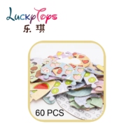 Jeu de puzzle magnétique en papier pour l'éducation préscolaire, 60 pièces, fruits et chiffres, pour enfants unisexes