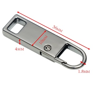Tirettes de <span class=keywords><strong>fermeture</strong></span> <span class=keywords><strong>éclair</strong></span> détachables en métal durables pour sacs, vestes, bagages, sacs à dos et accessoires vestimentaires - Product Image 4