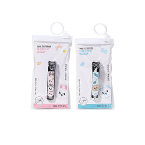 Coupe-ongles mignon en acier inoxydable LMLTOP, design rose et bleu, portable, pour adultes, modèle SY559 - Product Image 1