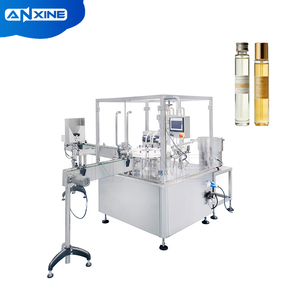 Machine de remplissage et de bouchage automatique de parfum de haute précision, machine de remplissage et de scellage de bouteilles d'huiles essentielles - Product Image 1