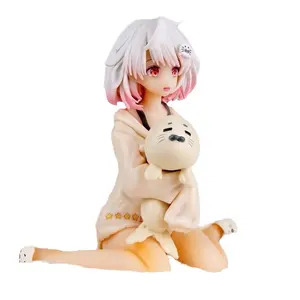 DL61510动作人物12厘米动漫人物玩具白上春香坐着性感女孩成人日本漫画雕像模型