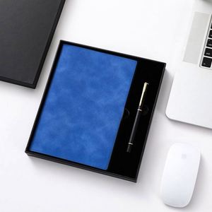 Cuaderno de Cuero con Tapa Blanda A5 Personalizado con Logotipo Grabado, Set de Regalo para Oficina o Escuela, Cuaderno con Set de Bolígrafos, Venta al Por Mayor - Product Image 2