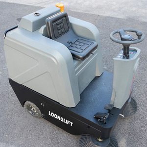 Everlift Ride on <b>Floor</b> Sweeper Machine 1250mm <b>Cleaning</b> Width 6800㎡ H High Efficiency for Warehouse Factory - Product Image 6