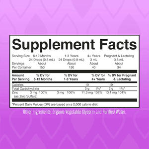 Gouttes liquides de zinc ionique pour le soutien quotidien de la santé, compléments alimentaires doux pour l'estomac, faciles à absorber, adaptés aux adultes et aux enfants - Product Image 2