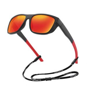 Gafas de Sol Deportivas Polarizadas con Protección UV, Marco de TAC y PC, Diseño Cuadrado Personalizado de Alta Calidad para Pesca y Montañismo - Product Image 4