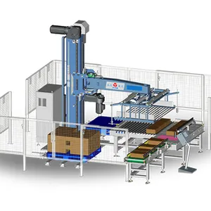 YCTD Mesin Pembungkus Film, Palletisasi Otomatis Mesin Kemasan Karton untuk Botol