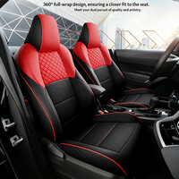 Housse de siège de voiture personnalisée en cuir de style sport de luxe, résistante à l'usure, pour toutes les saisons, ensemble complet pour Toyota BZ4X