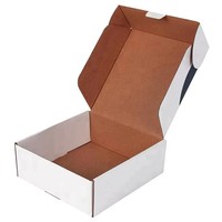 Caja de Envío de Cartón Kraft Negra para Comercio Electrónico, con Tapa Superior, Impresa a Color, en Forma de Libro, para Sombreros