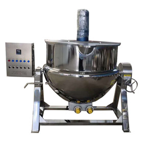 Equipo <span class=keywords><strong>de</strong></span> cocina Curry lentejas hervidor con camisa 300L 400l 500L - Product Image 4