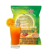 Mélange de boisson vitaminée aromatisé aux fruits, saveur orange douce, poudre de boisson solide, usage commercial, boisson glacée instantanée, 1 kg, Shidi 365-Day