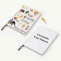 Carnet de notes personnalisé par sublimation, impression personnalisée d'images, tissu de sublimation, bloc-notes en toile, sublimation pleine largeur, carnets A5
