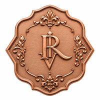 Autocollant métallique 3D personnalisé en relief, étiquette métallique 3D pour l'emballage de flacons de parfum, étiquette métallique 3D en relief