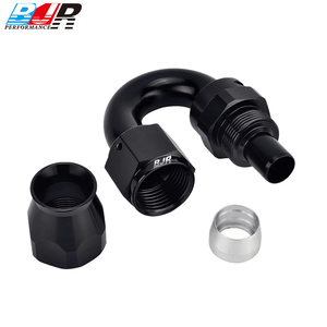 BJR haute Performance Auto Parts 180 degrés AN3 AN4 AN6 AN8 AN10 AN12 AN16 AN20 alliage PTFE <span class=keywords><strong>tuyau</strong></span> fin un raccords pour voitures <span class=keywords><strong>de</strong></span> course - Product Image 4