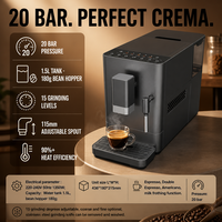 Machine à café électrique entièrement automatique en acier inoxydable pour usage domestique, bureau, hôtel, mini-machine à café portable 650 ml d'eau