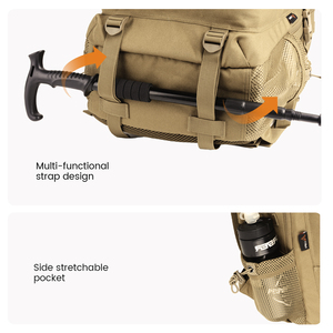 Modular Combination Waterproof Camo Tactical <b>Backpack</b> for Outdoor Anti-Theft Polyester Lining for Travel Camping Hiking Climbing - Product Image 6