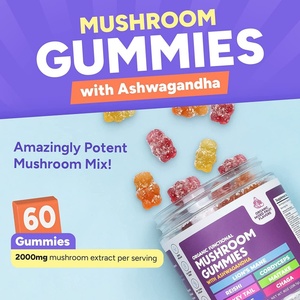 Suplemen Jamur Label Pribadi Ekstrak Multi Jamur Suplemen Chaga Reishi <span class=keywords><strong>Cordyceps</strong></span> Lion's Mane Permen Kunyah - Product Image 2