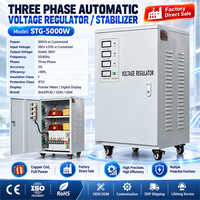 Stabilisateur de tension automatique triphasé haute précision 30KVA de type servo 240V 120V