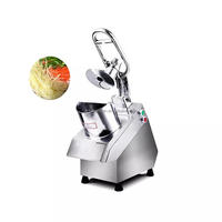 Automatische roestvrijstalen commerciële groente- en fruit snijmachine met verstelbare snijgrootte