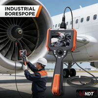 Endoscope portable articulé à 360°, étanche IP67, endoscope industriel, inspection des tubes d'échangeur de chaleur