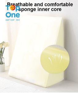 Top une tête de lit dormir repos de lecture élévation de la jambe soutien du dos Triangle oreillers de lit compensés - Product Image 2