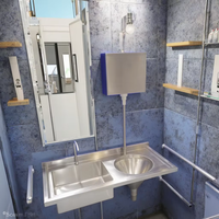 Nouvelle Évier-lave-mains intégré Topwing en acier inoxydable 304 pour salle d'opération hospitalière