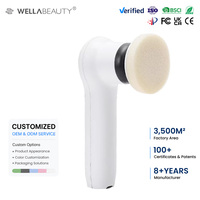 Brosse de nettoyage motorisée sans fil rechargeable portable 3 en 1, 2 vitesses, 3 têtes interchangeables, pour baignoire, carrelage, sol, nettoyeur de chaussures