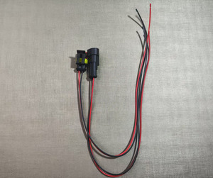 สายพีวีซีขั้วต่อแบบกลมตัวเมีย2ขาสายไฟวิทยุ CB อิเล็กทรอนิกส์ - Product Image 4