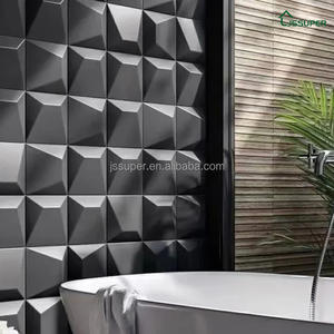 Trois dimensions JSSUPER 3D ciment brique café Restaurant fond ventilateur mural Art étanche carrelage mural - Product Image 2