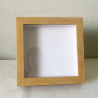 Cadres 3D en relief avec verre pour vente en gros, formats 8x8, 8x10, 10x10, 12x12 pouces et A4 - Vitrine de présentation profonde de 3 cm et 5 cm