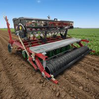 Semoir à disques de blé double boîte haute qualité, le plus vendu par le fabricant, avec boîte de vitesses de semis et fertilisation synchronisés de haute précision