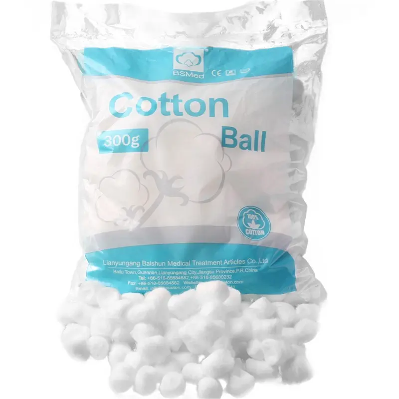 High quality medical accessories hospital use cotton balls bulk medical sterile cotton ball